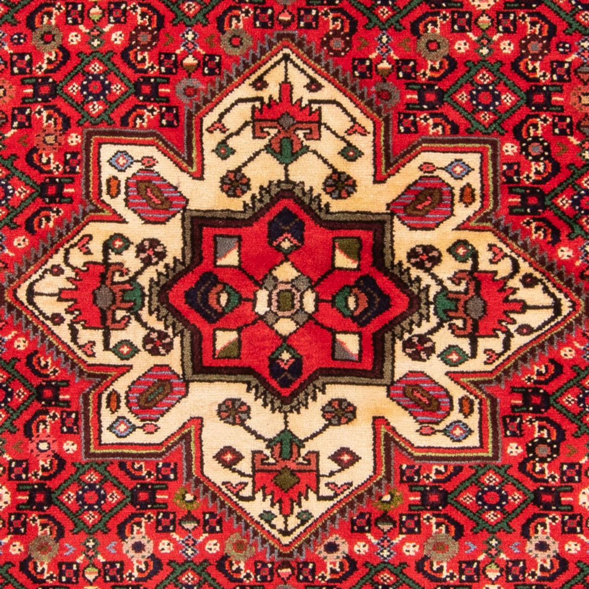 Tapis persan - Nomadic - 198 x 150 cm - rouge