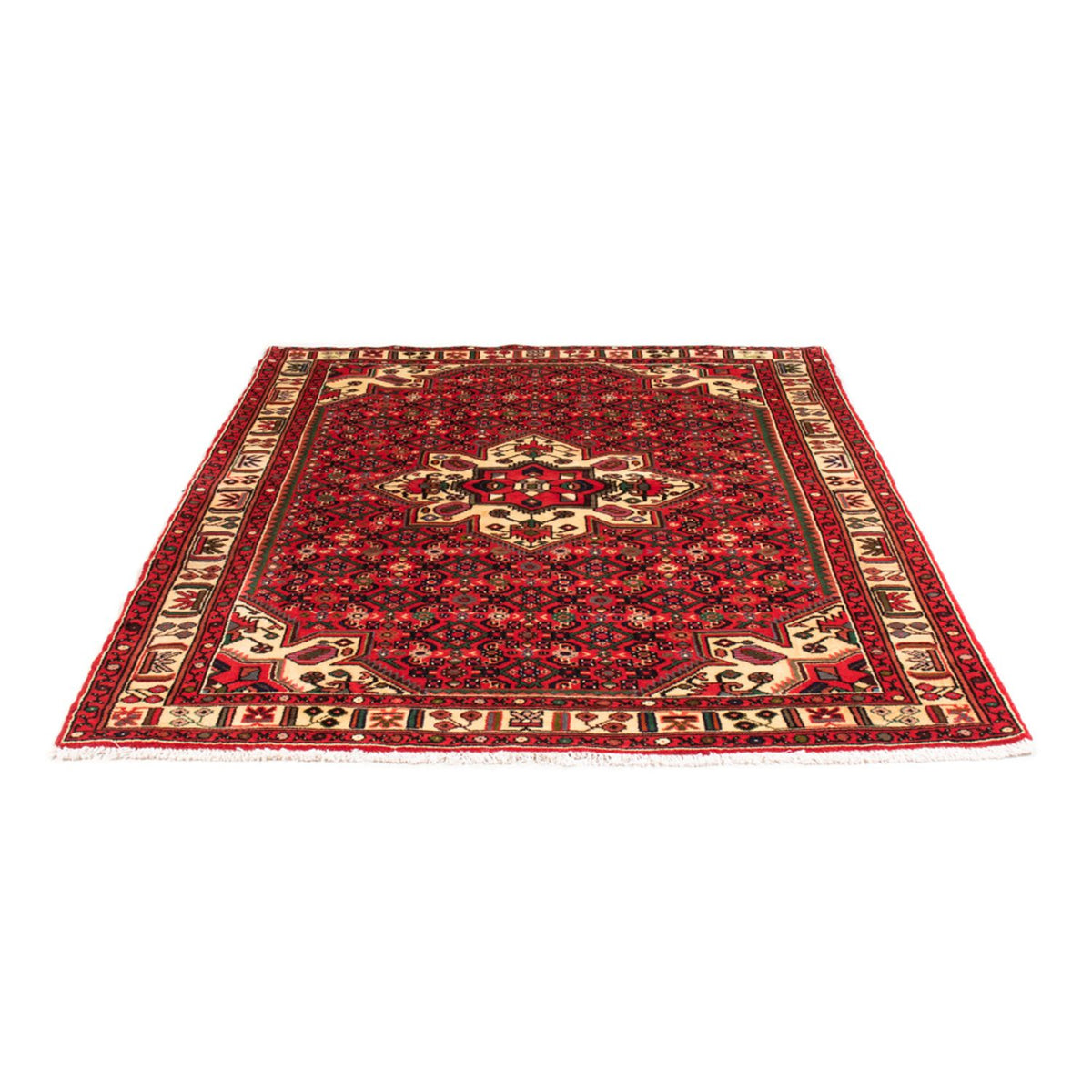 Tapis persan - Nomadic - 198 x 150 cm - rouge