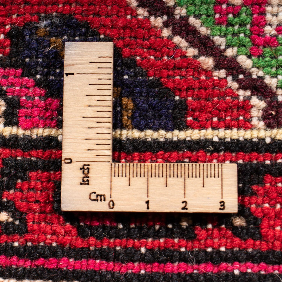 Tapis persan - Nomadic - 198 x 150 cm - rouge