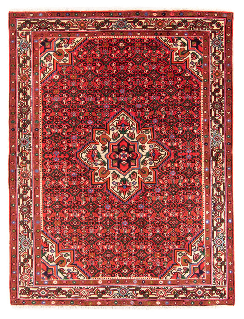 Tapis persan - Nomadic - 204 x 152 cm - rouge