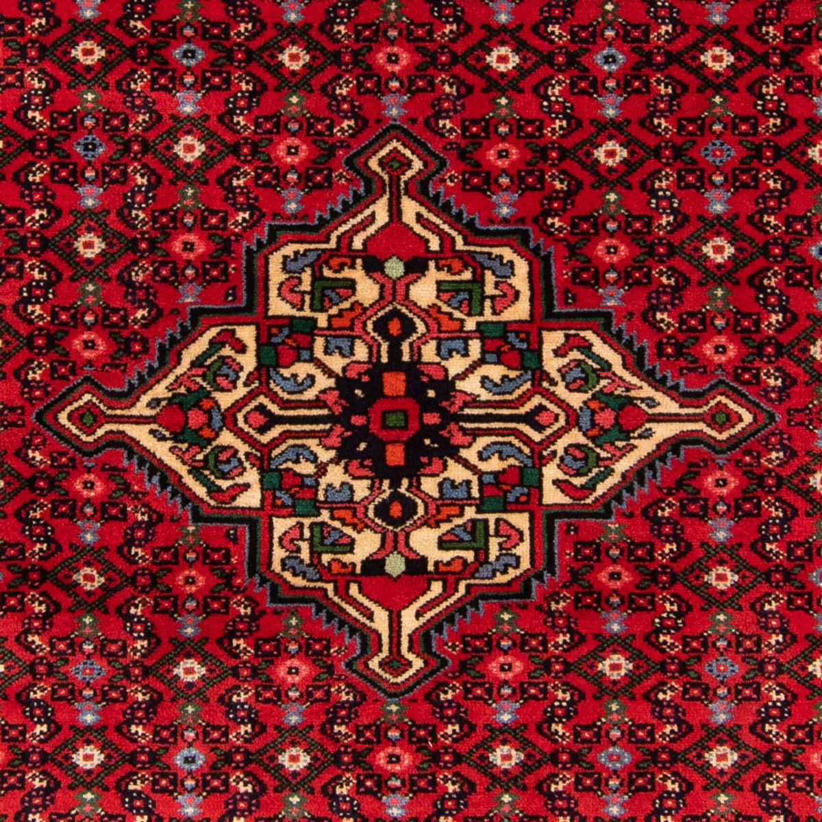 Tapis persan - Nomadic - 207 x 154 cm - rouge