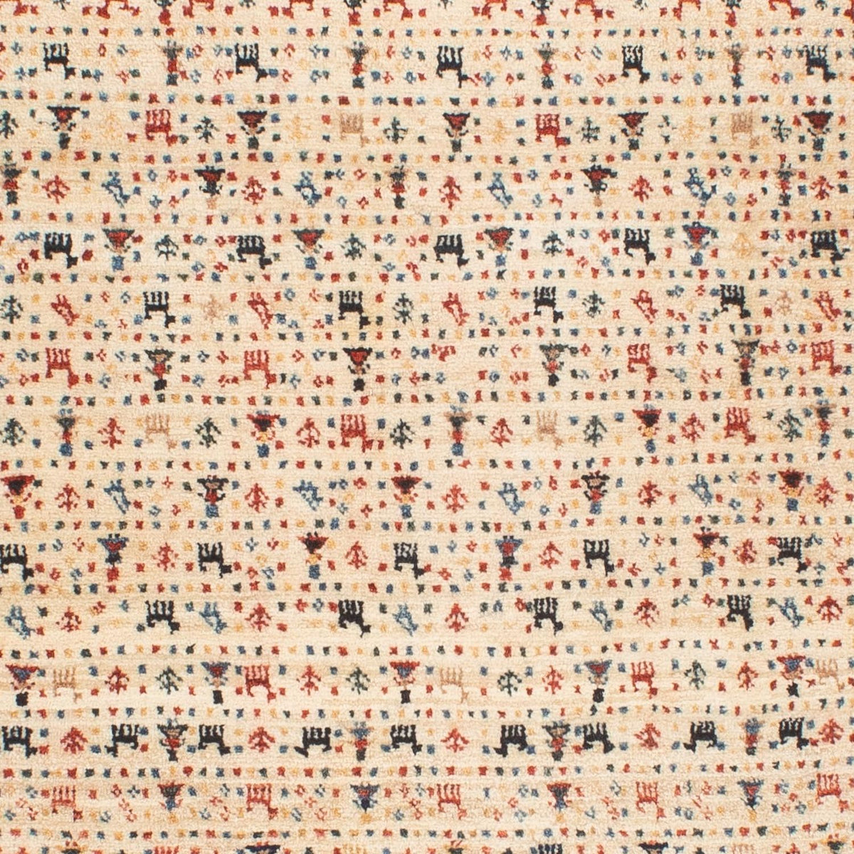 Tapis Gabbeh - Loribaft Persan - 120 x 87 cm - multicolore