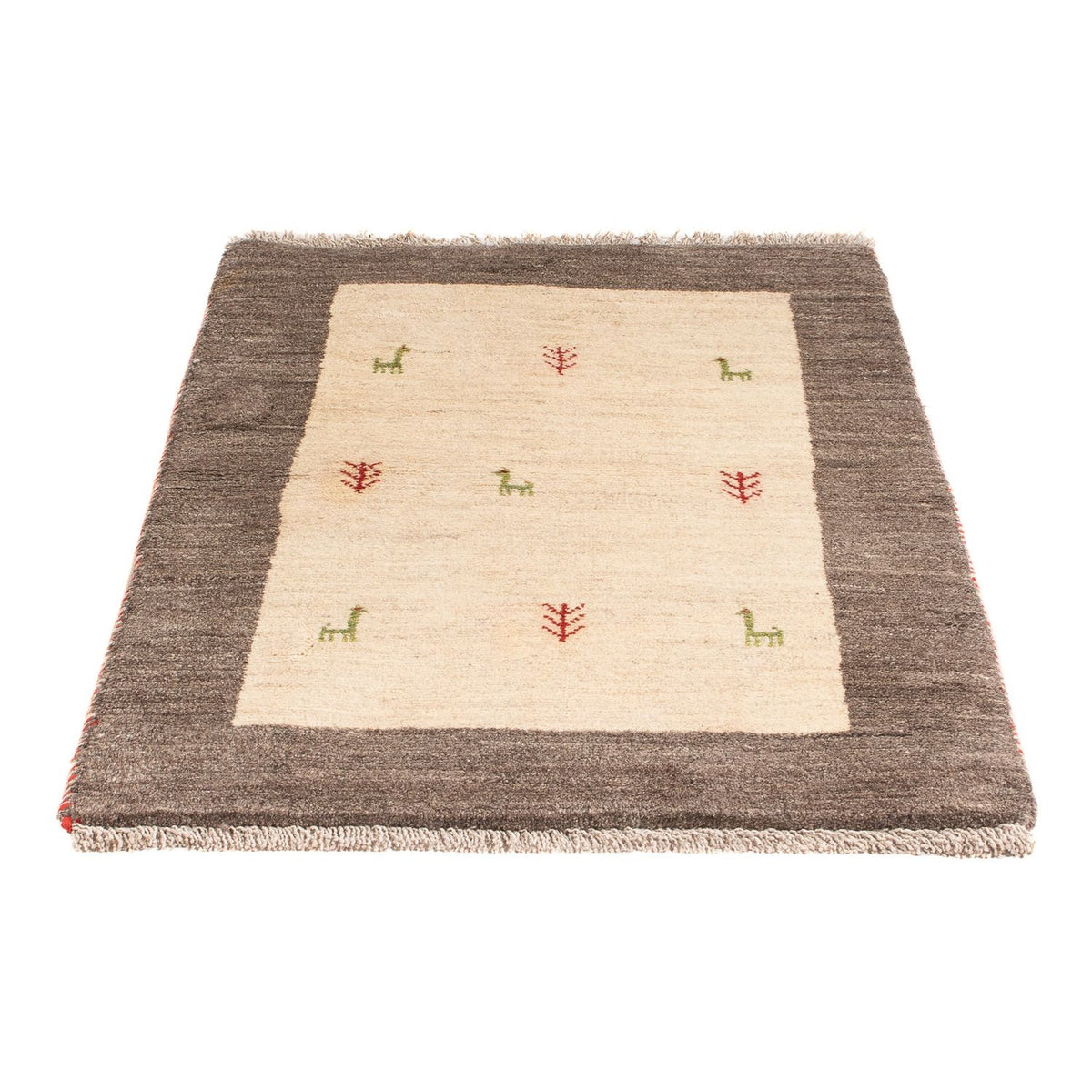 Tapis Gabbeh - Persan - 125 x 77 cm - naturel