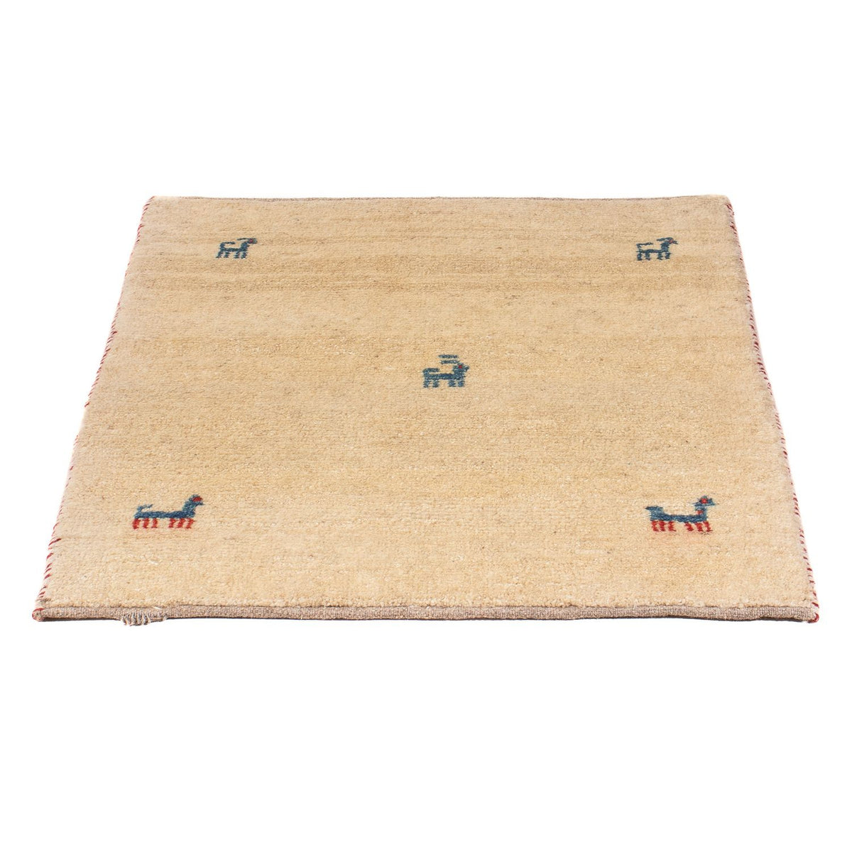 Tapis Gabbeh - Persan - 89 x 67 cm - beige