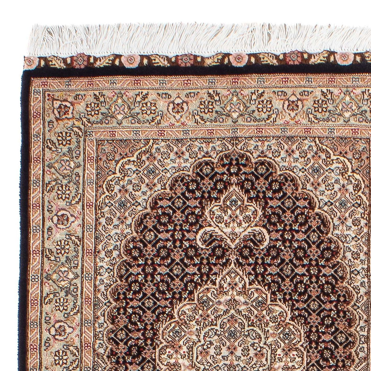 Tapis persan - Tabriz - Royal - 95 x 60 cm - bleu foncé