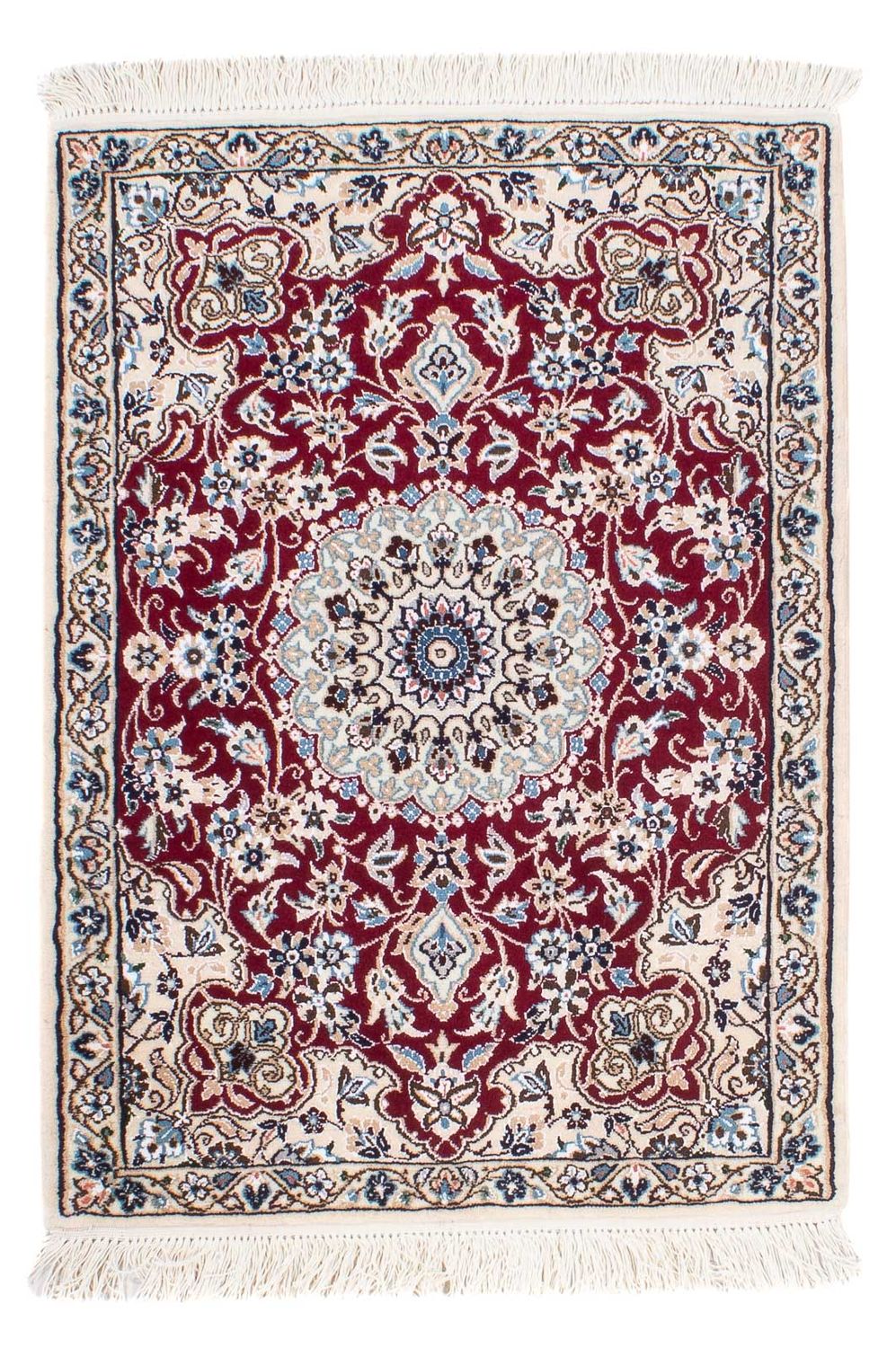 Tapis persan - Nain - Royal - 93 x 65 cm - rouge