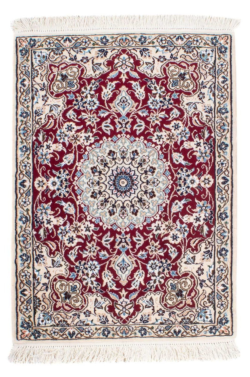 Tapis persan - Nain - Royal - 93 x 65 cm - rouge