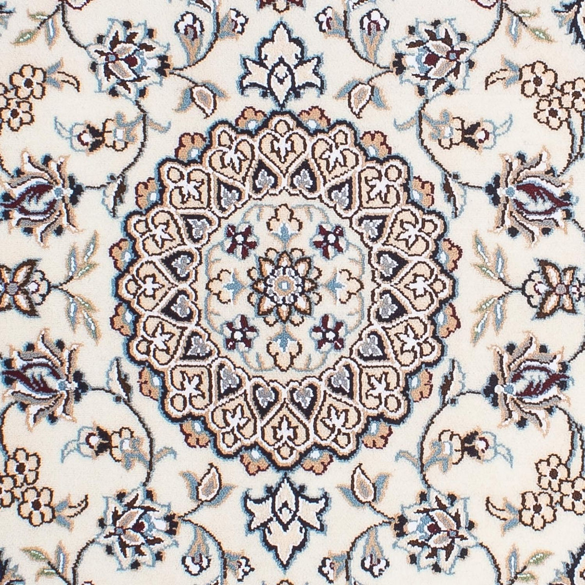 Tapis persan - Nain - Premium - 95 x 63 cm - beige