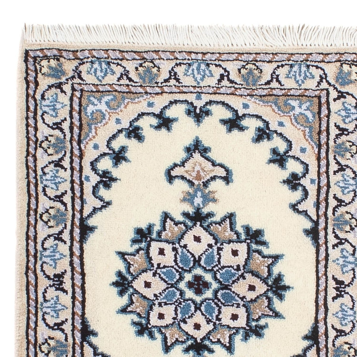 Tapis persan - Nain - 60 x 40 cm - beige
