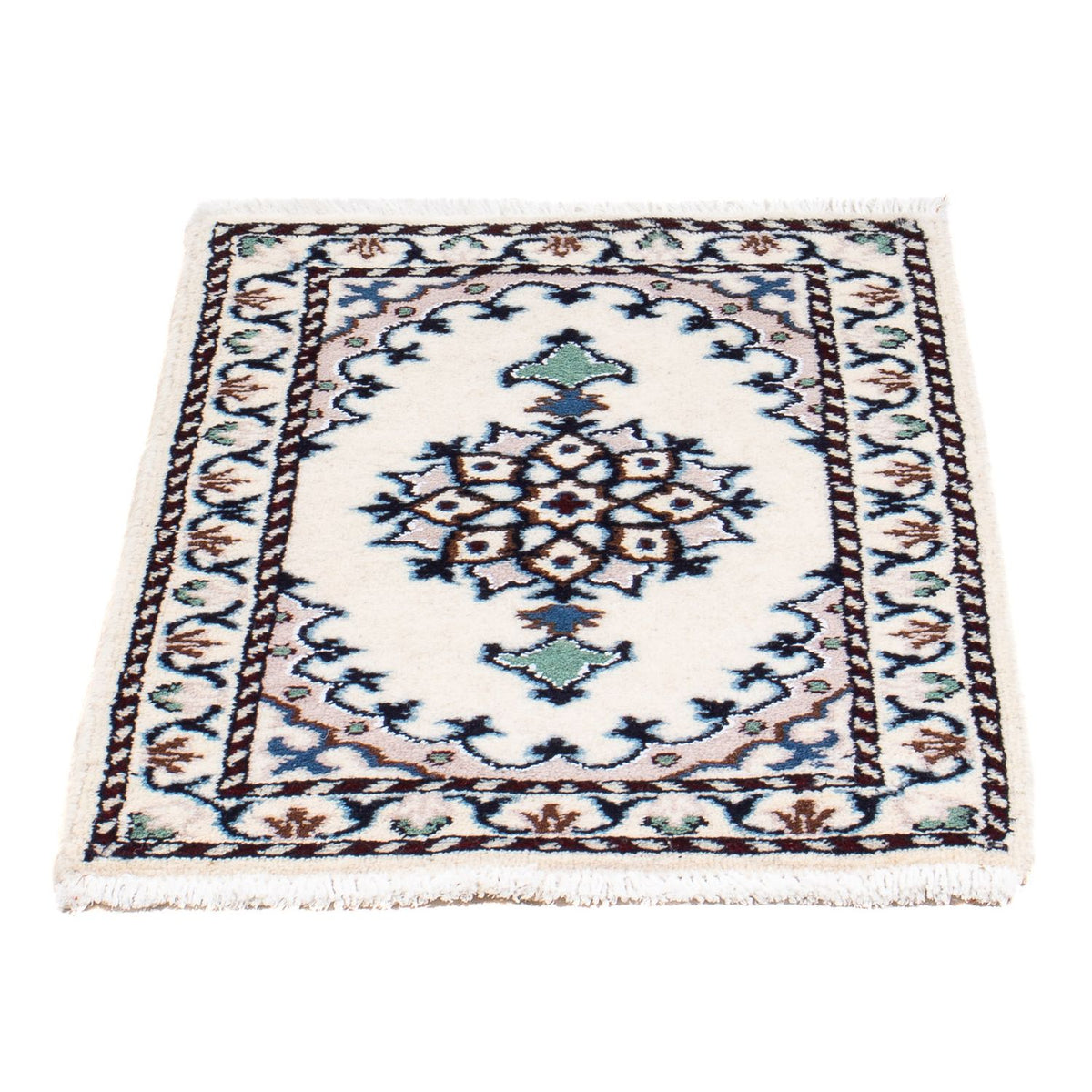 Tapis persan - Nain - 60 x 40 cm - beige