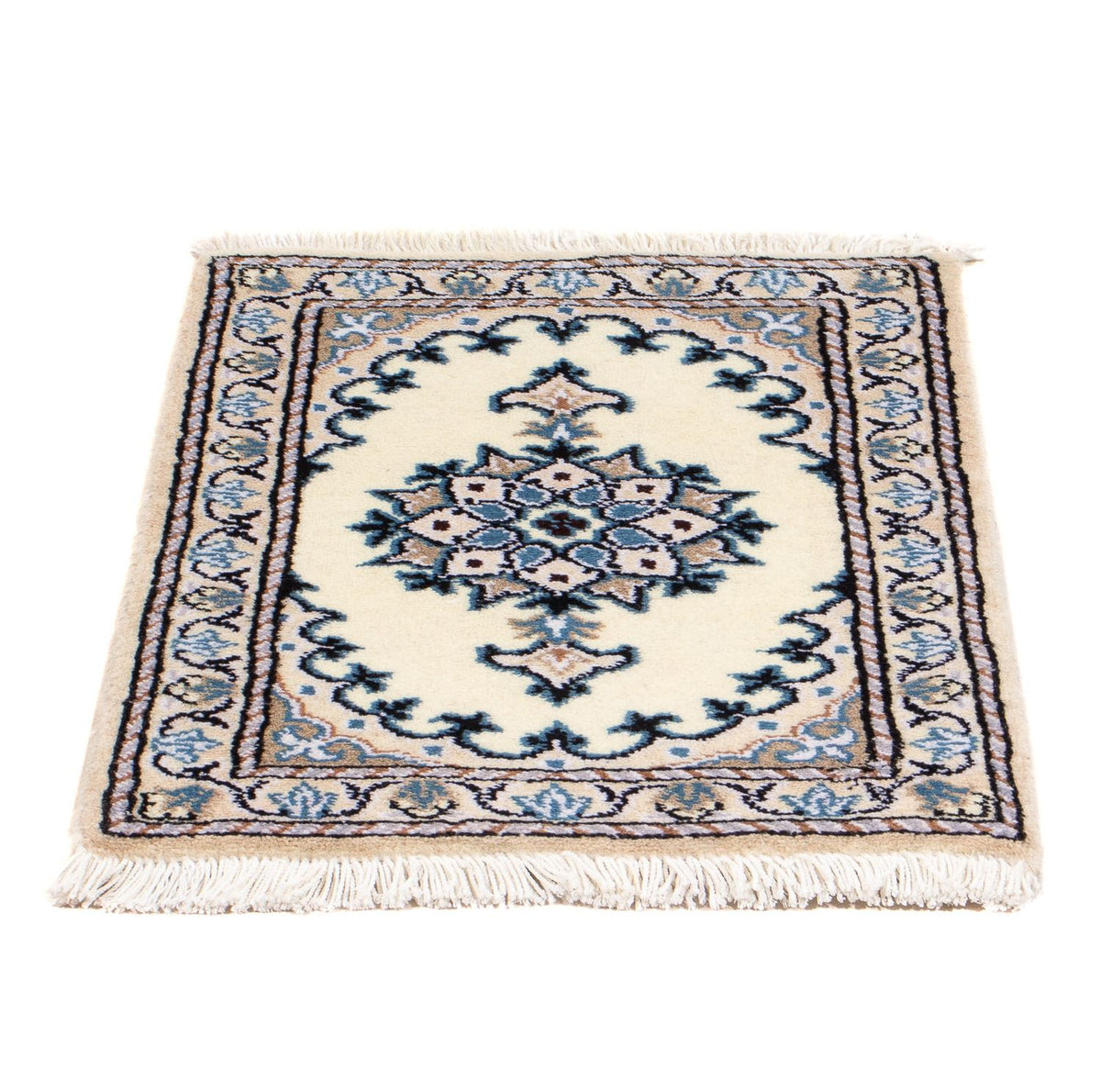 Tapis persan - Nain - 60 x 40 cm - beige