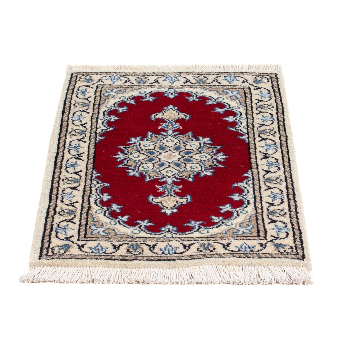 Tapis persan - Nain - 60 x 40 cm - rouge