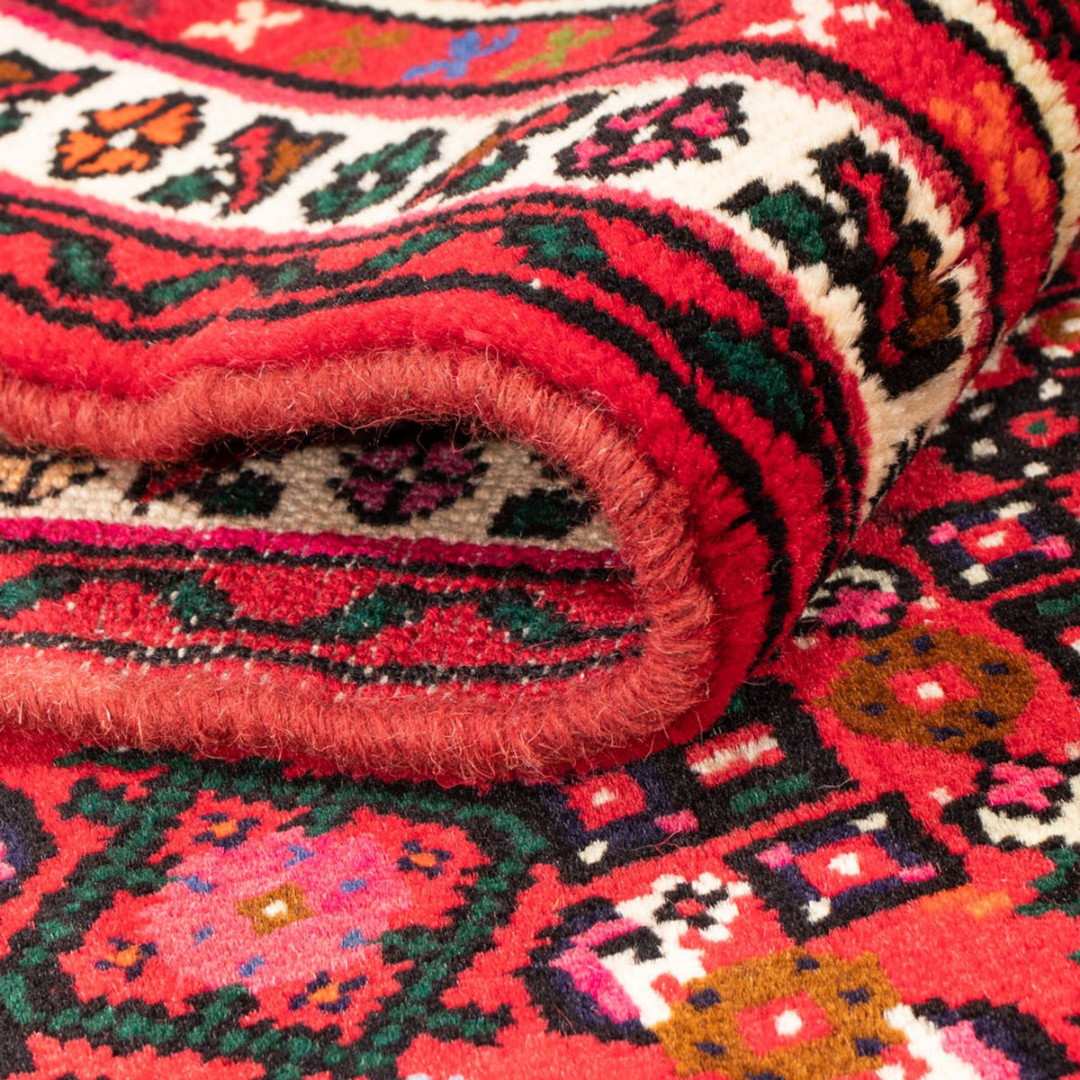 Tapis de couloir Tapis persan - Nomadic - 367 x 72 cm - rouge