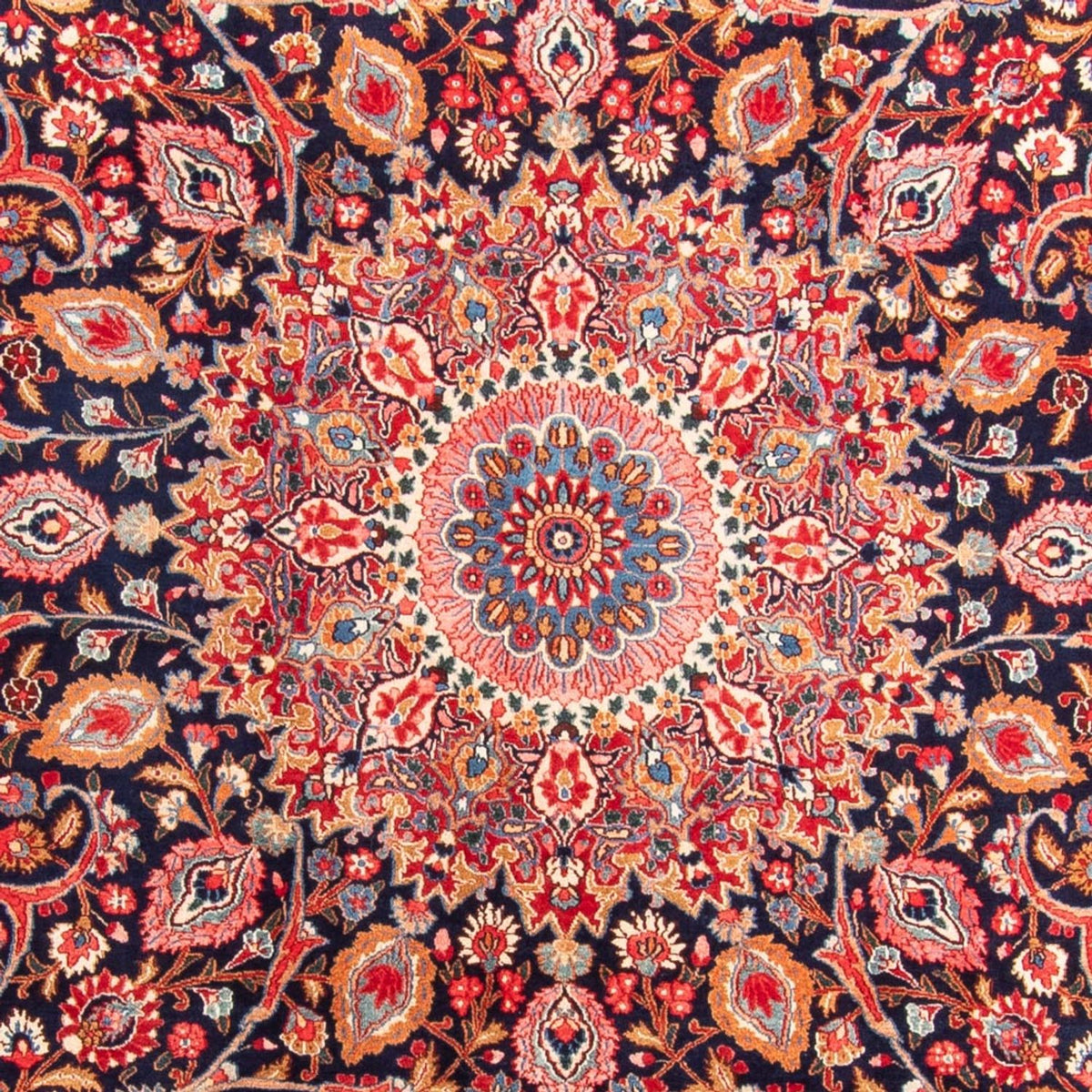 Tapis persan - Classique - 303 x 200 cm - bleu foncé