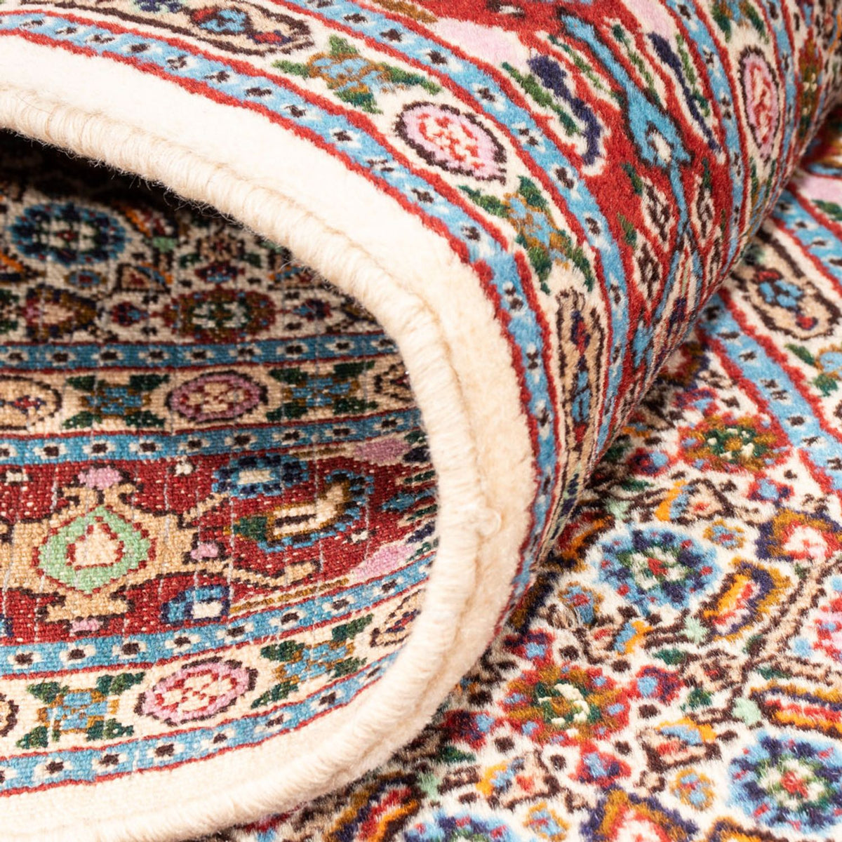 Tapis de couloir Tapis persan - Classique - 342 x 77 cm - beige