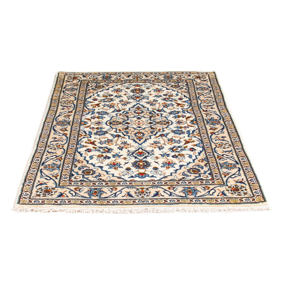 Tapis persan - Keshan - 154 x 96 cm - beige