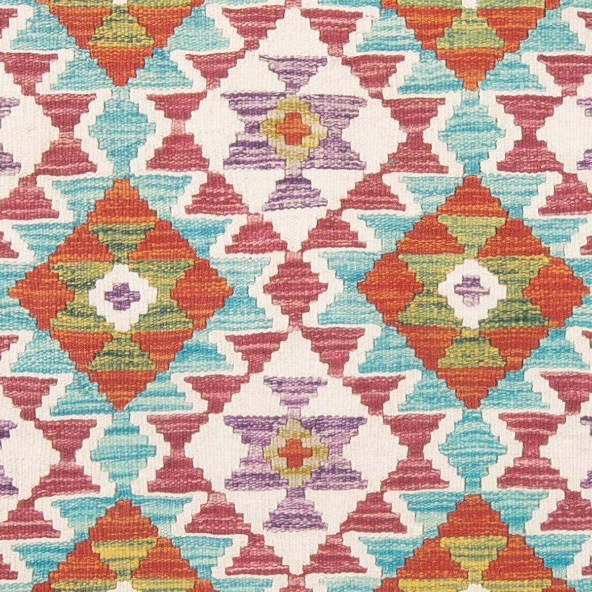 Tapis Kelim - Splash - 166 x 119 cm - multicolore