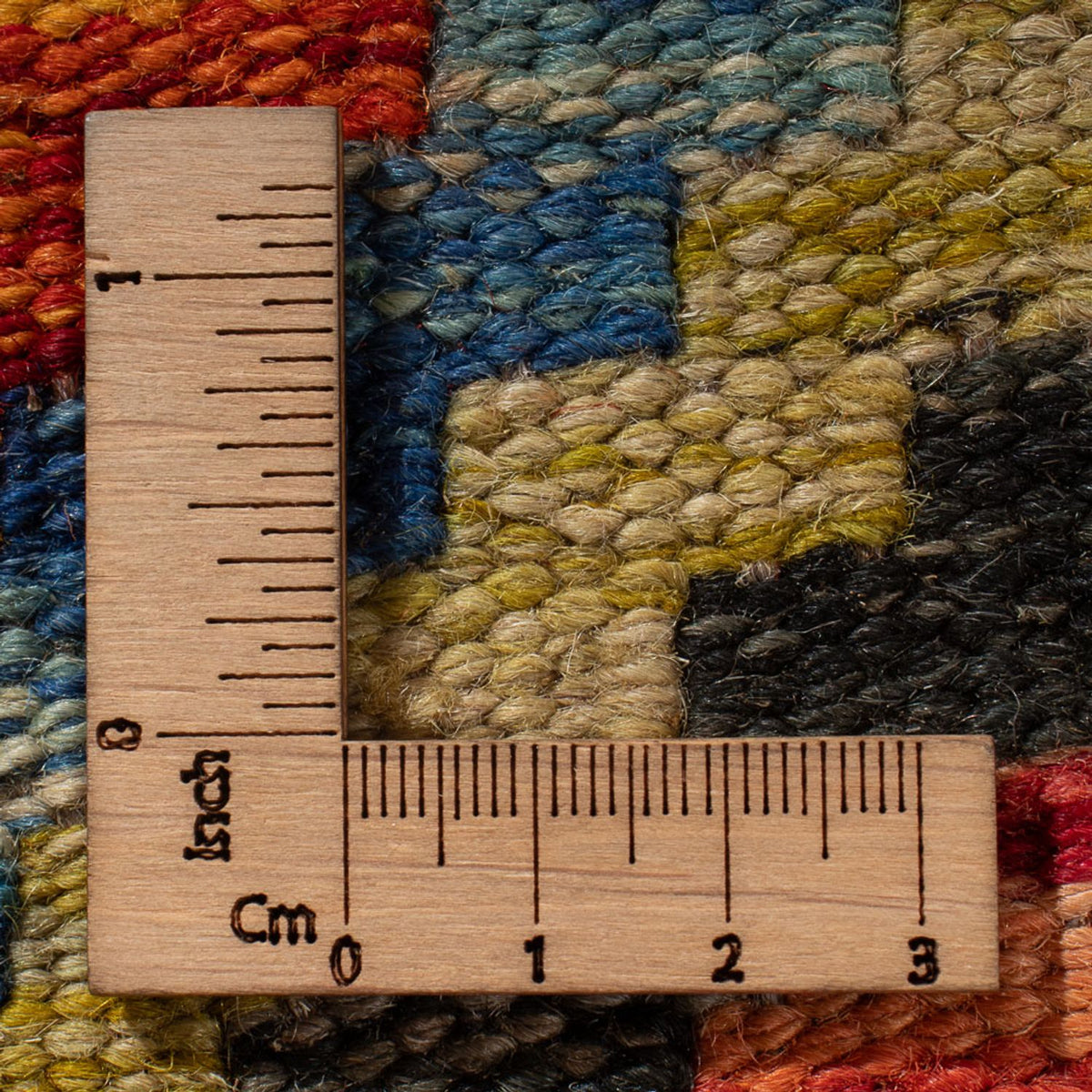 Tapis Kelim - Splash - 98 x 60 cm - multicolore