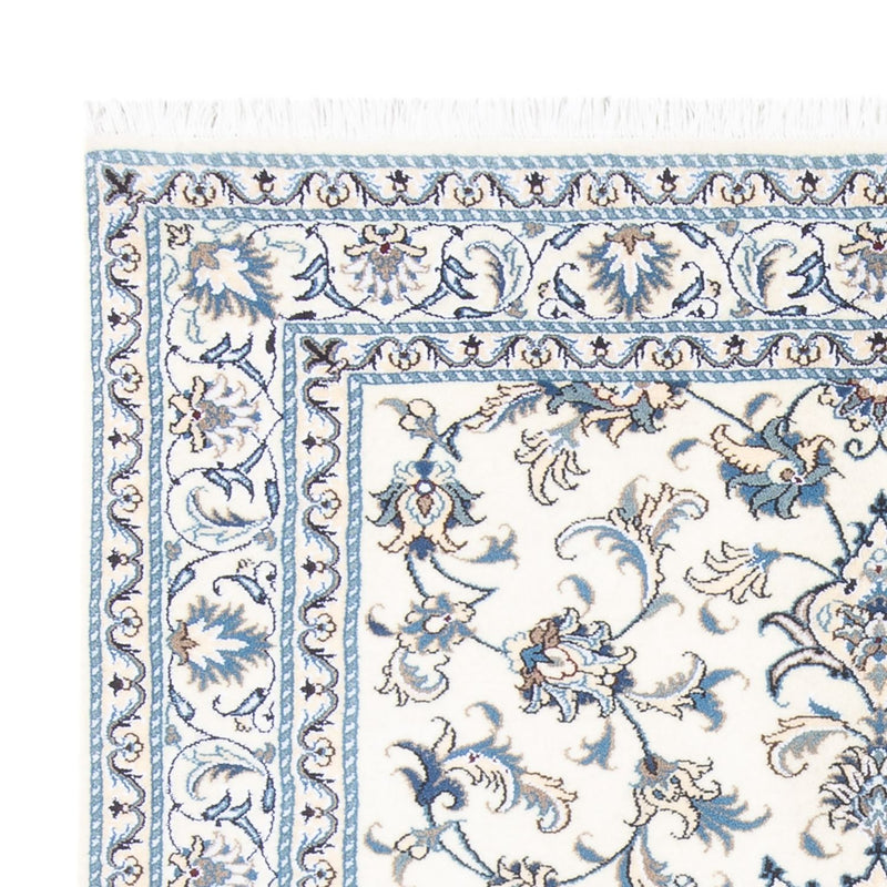 Tapis persan - Nain - 194 x 147 cm - crème