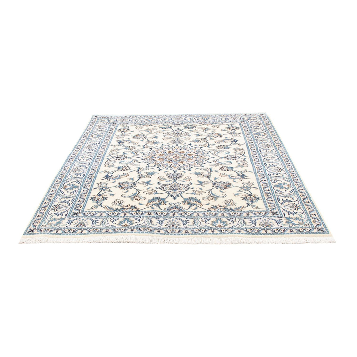 Tapis persan - Nain - 194 x 147 cm - crème