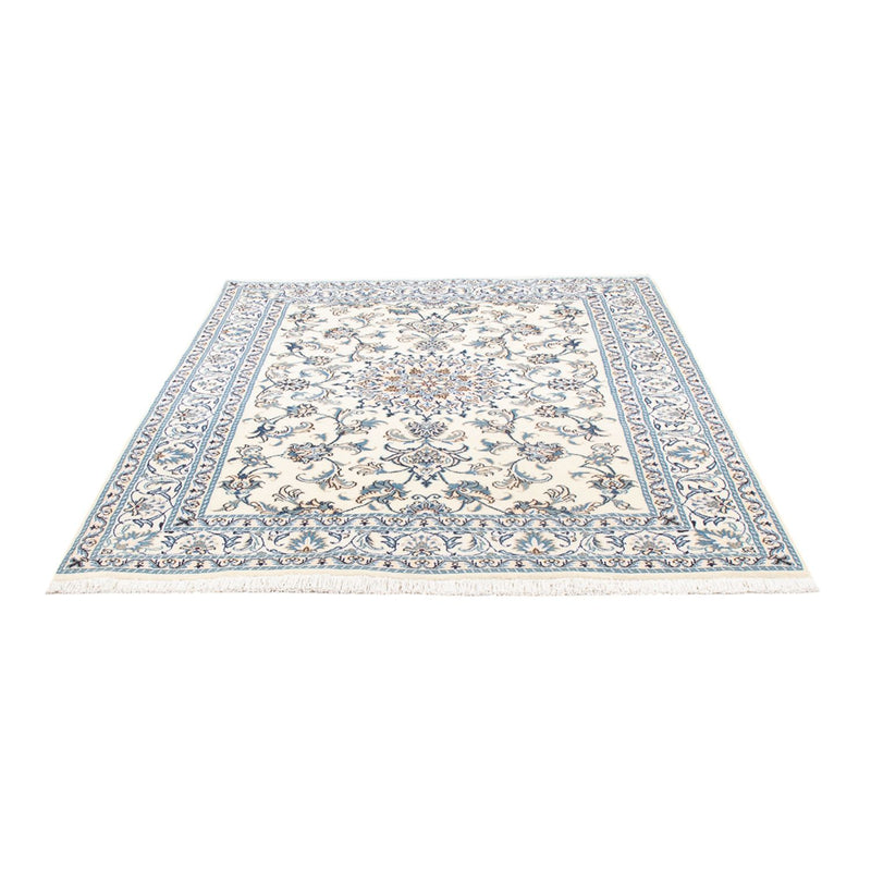 Tapis persan - Nain - 194 x 147 cm - crème