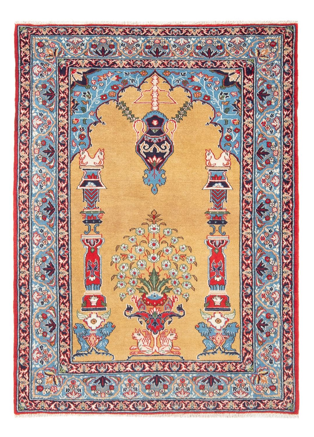 Tapis persan - Isfahan - Premium - 155 x 108 cm - multicolore