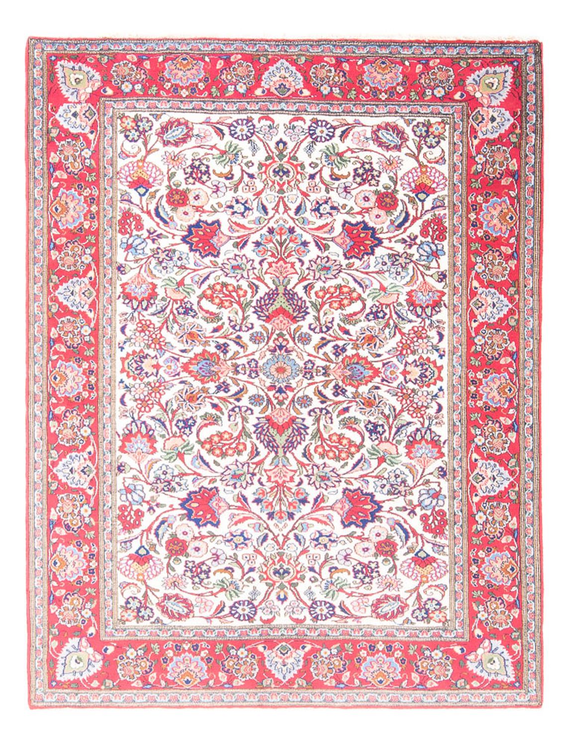 Tapis persan - Ghom - 202 x 150 cm - bleu clair