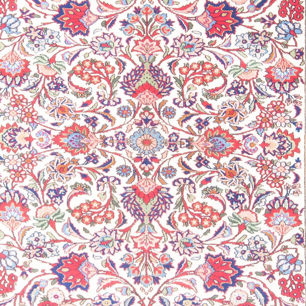 Tapis persan - Ghom - 202 x 150 cm - bleu clair