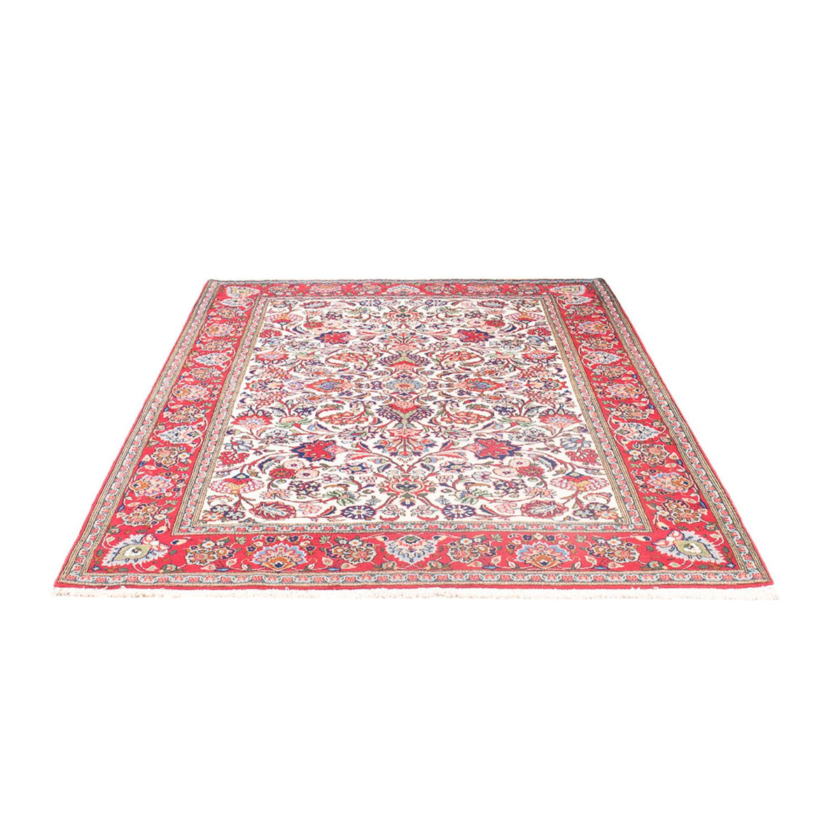 Tapis persan - Ghom - 202 x 150 cm - bleu clair