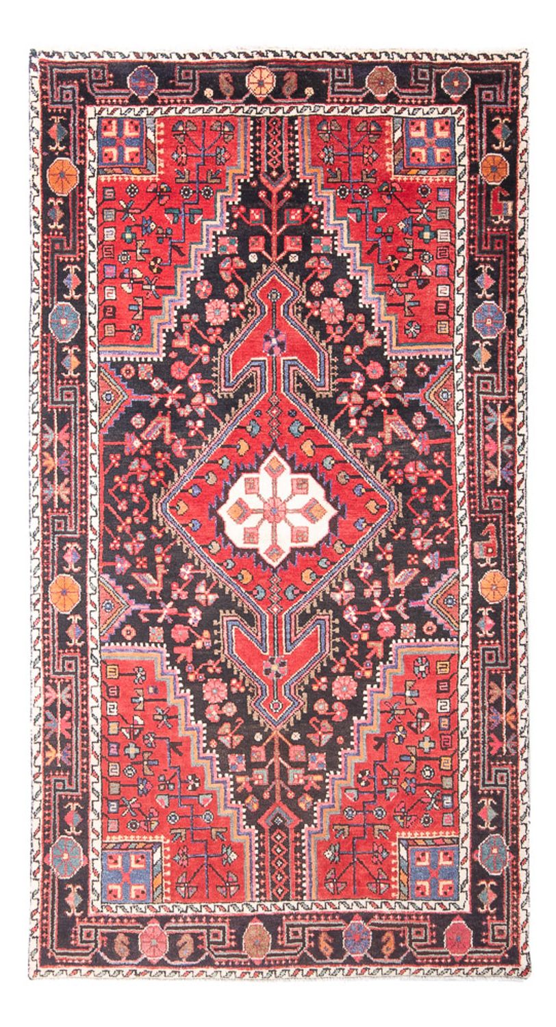 Tapis persan - Nomadic - 237 x 133 cm - bleu foncé