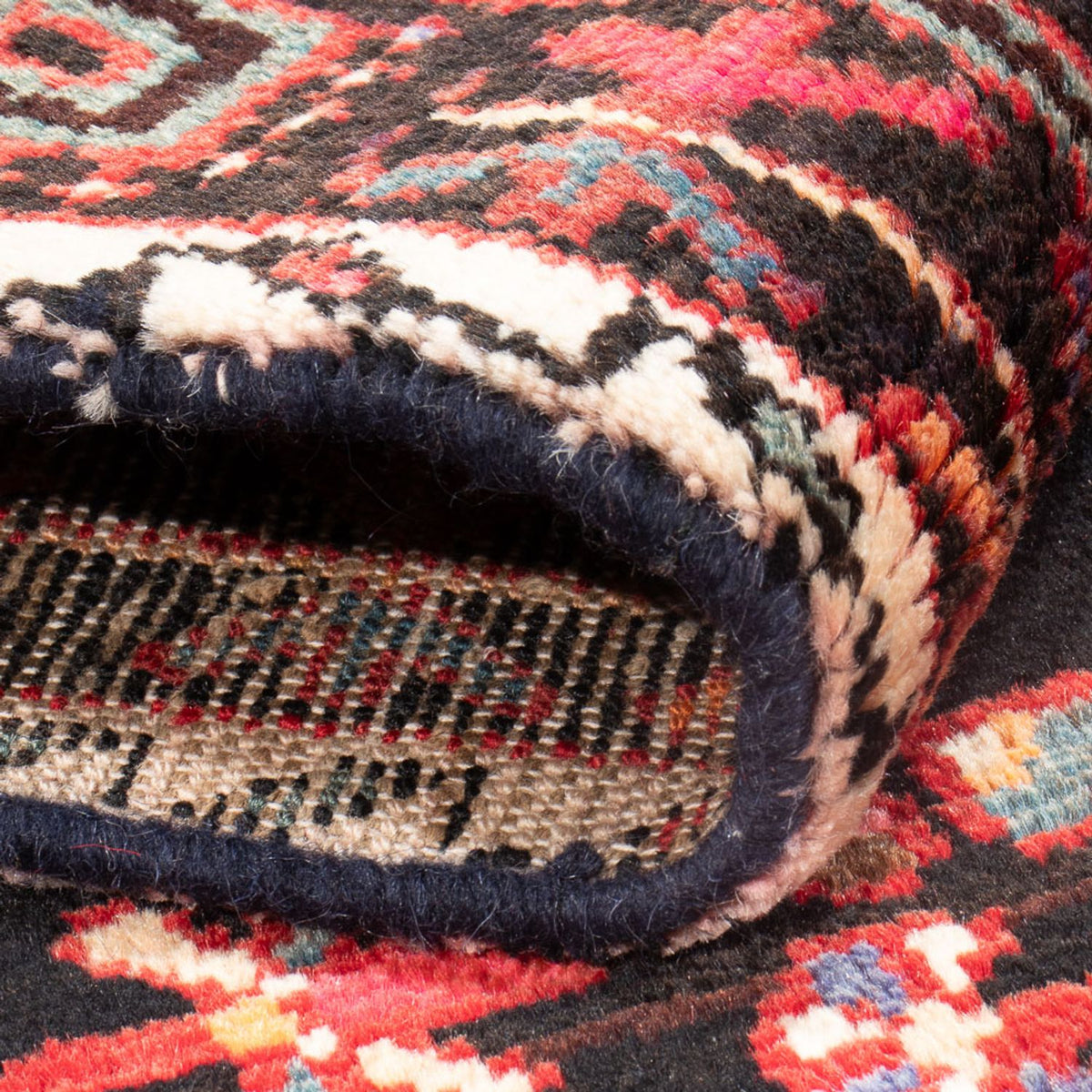 Tapis persan - Nomadic - 237 x 133 cm - bleu foncé