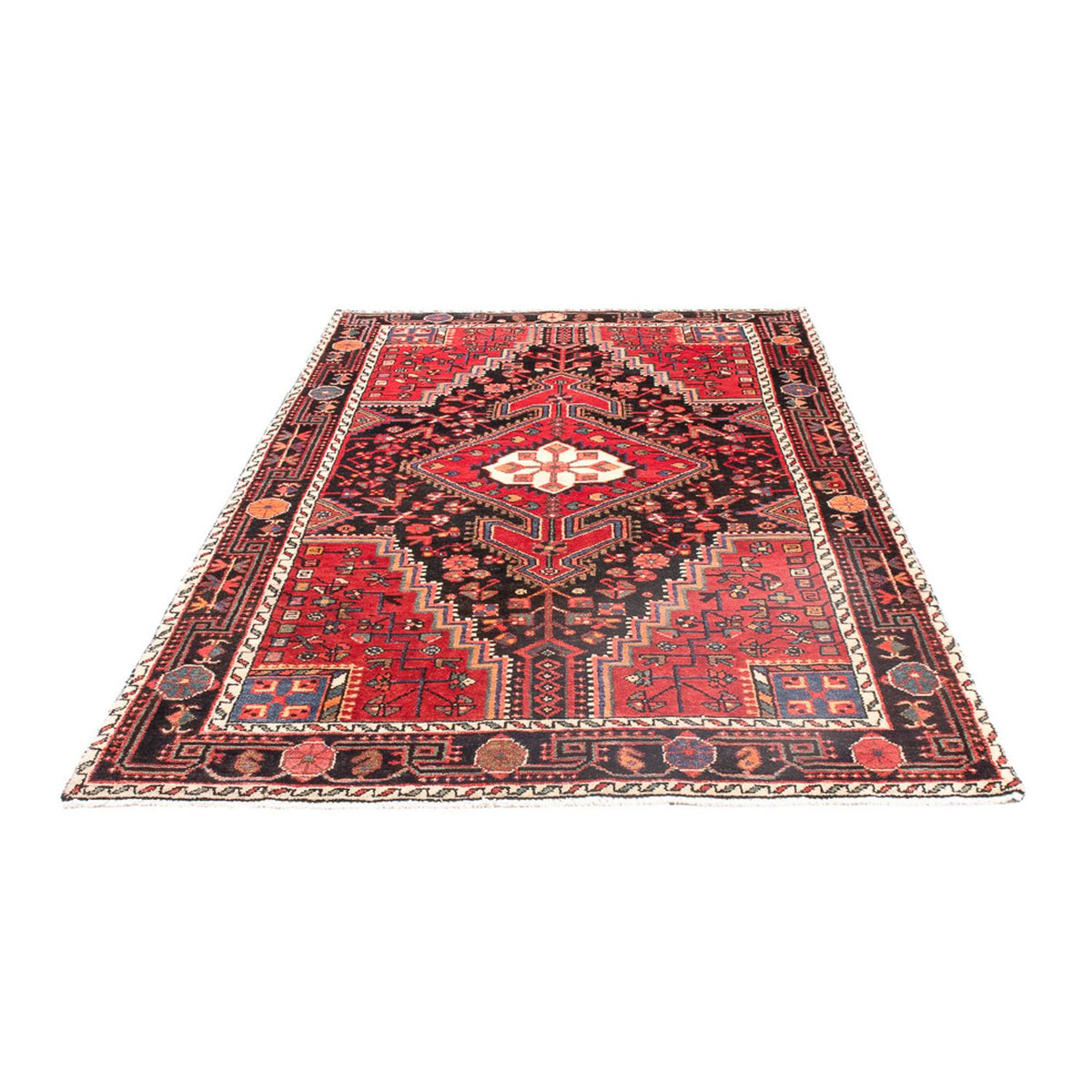 Tapis persan - Nomadic - 237 x 133 cm - bleu foncé