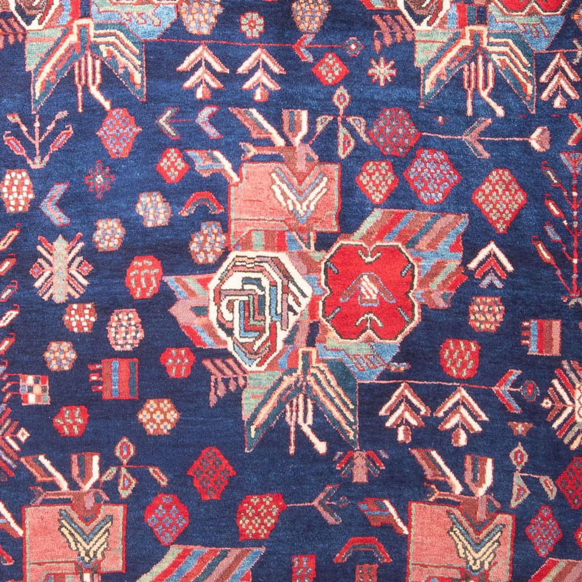 Tapis persan - Nomadic - 232 x 162 cm - bleu foncé