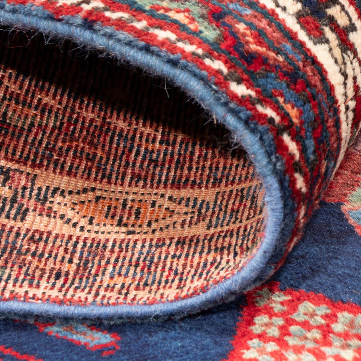 Tapis persan - Nomadic - 232 x 162 cm - bleu foncé