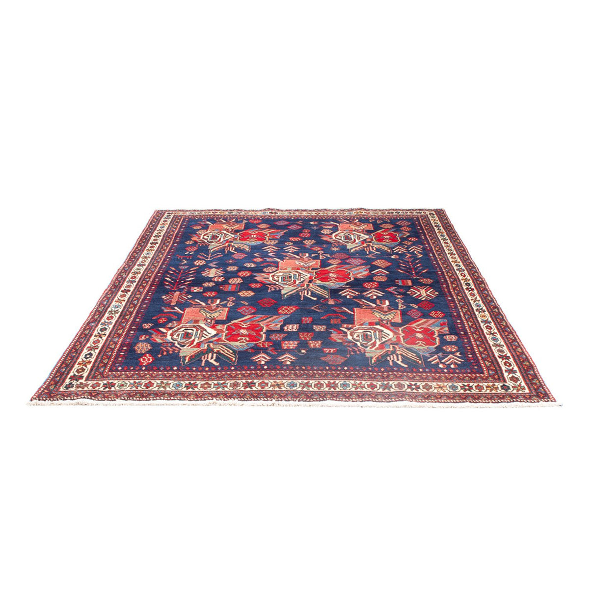 Tapis persan - Nomadic - 232 x 162 cm - bleu foncé
