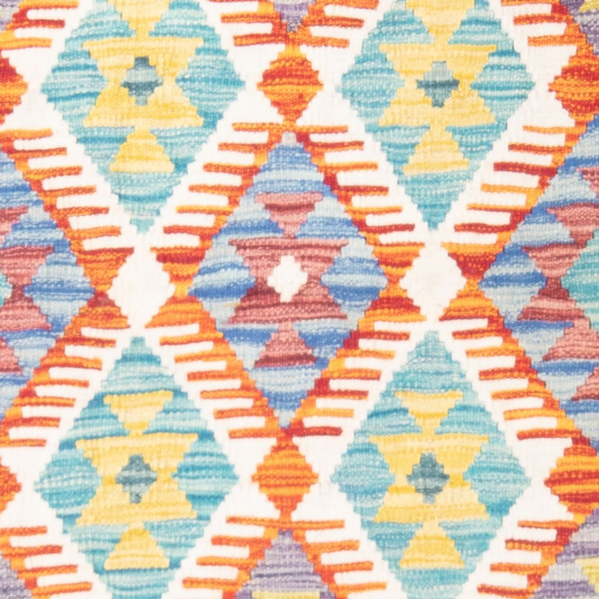 Tapis Kelim - Splash - 150 x 110 cm - multicolore