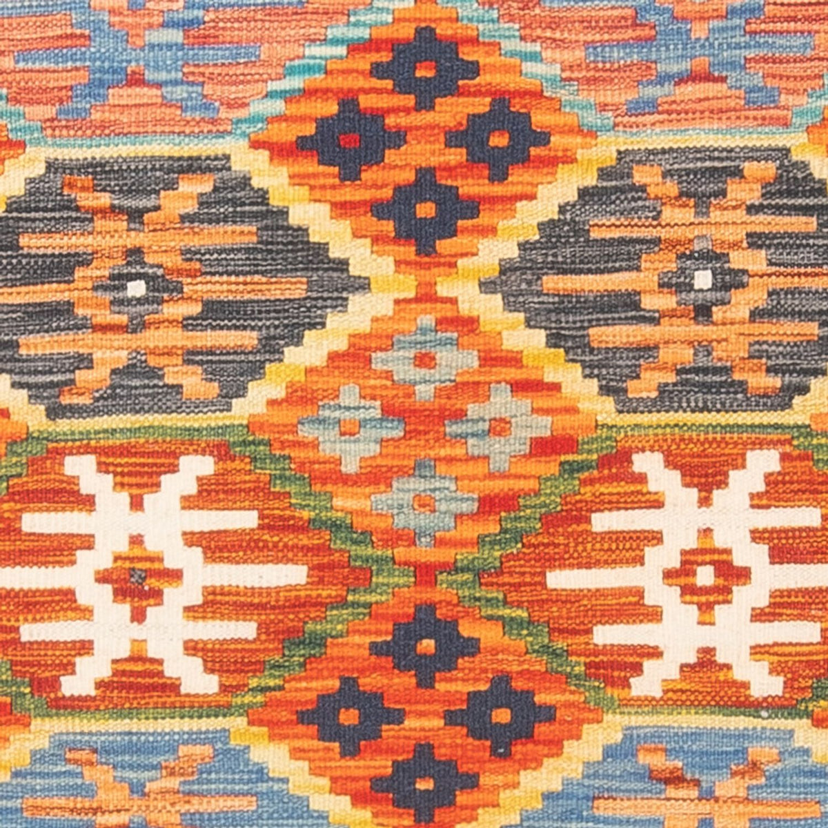 Tapis Kelim - Splash - 150 x 99 cm - multicolore