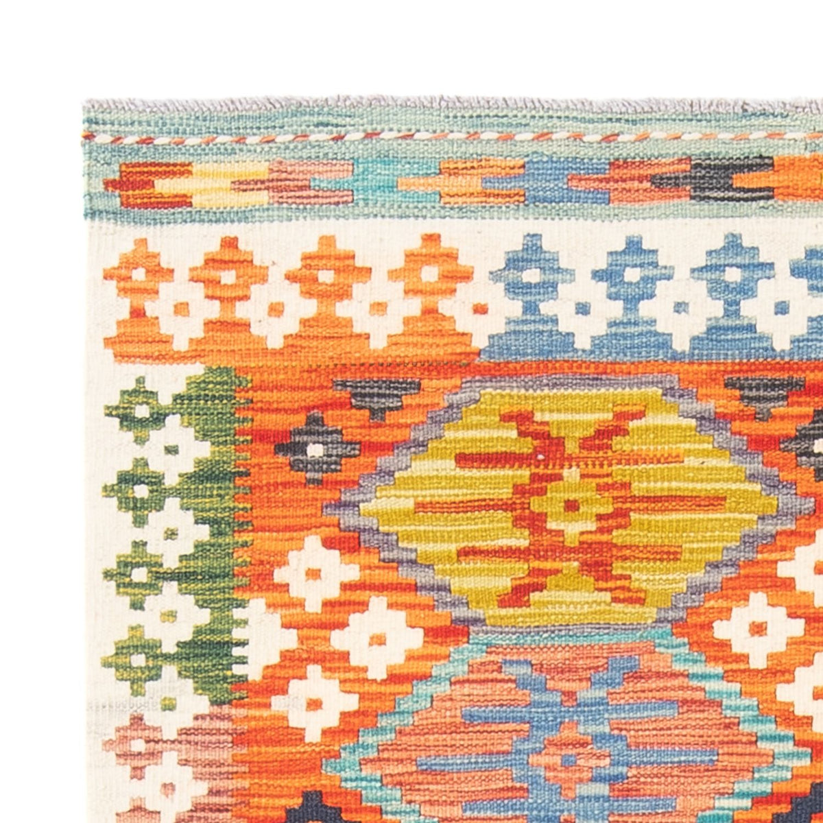 Tapis Kelim - Splash - 150 x 99 cm - multicolore
