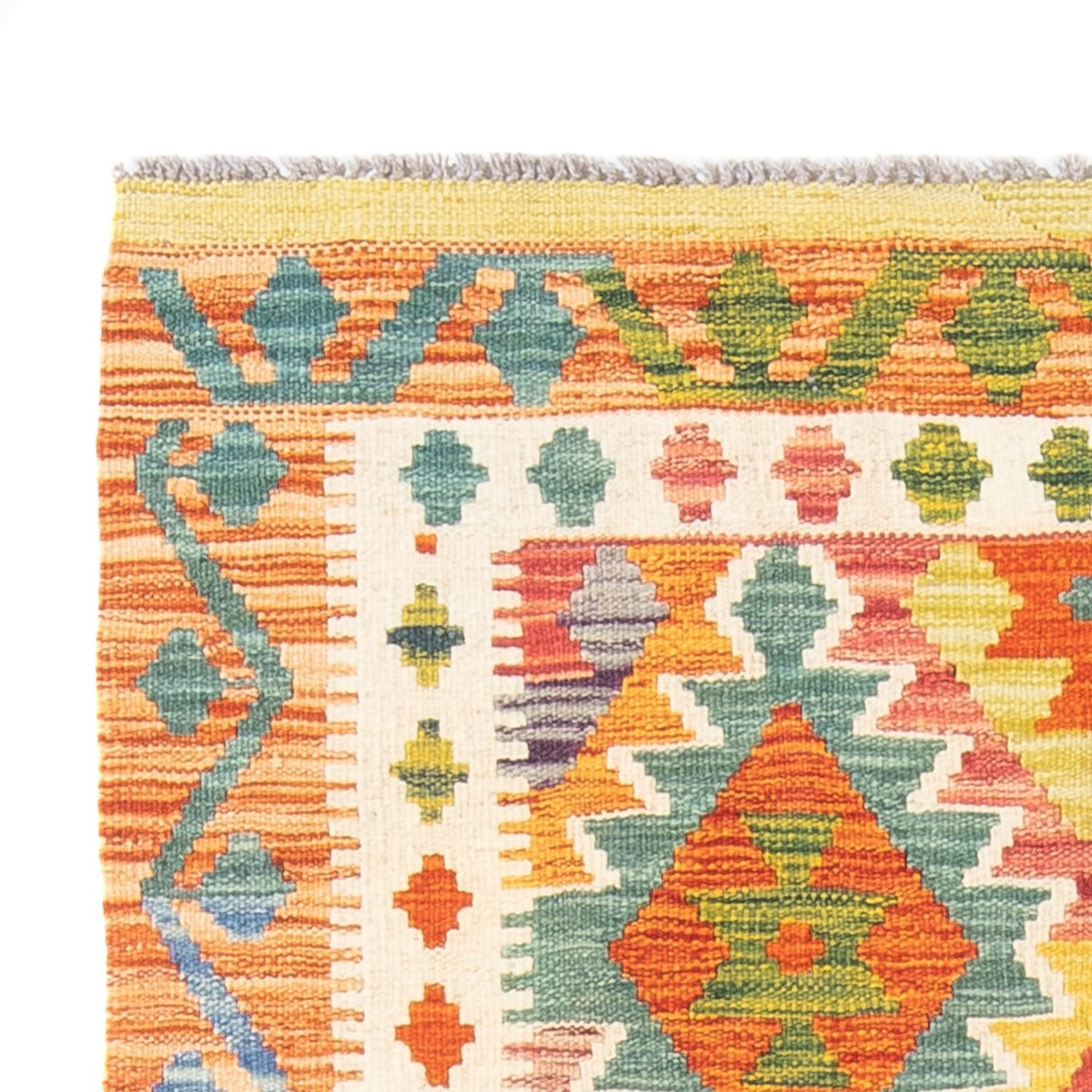 Tapis Kelim - Splash - 147 x 100 cm - multicolore