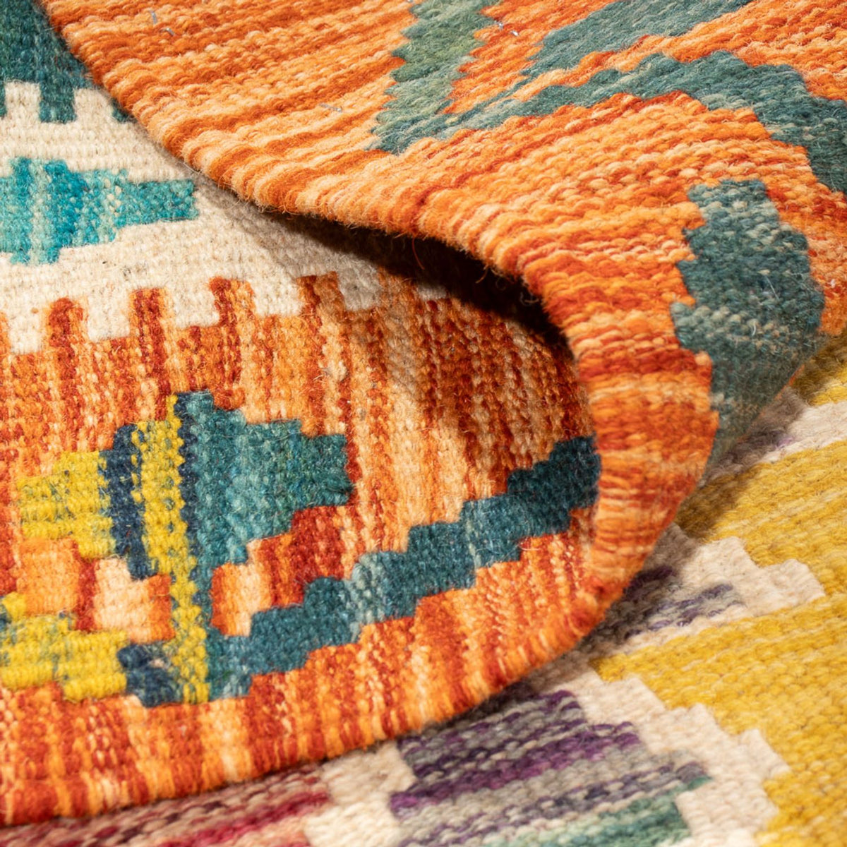 Tapis Kelim - Splash - 147 x 100 cm - multicolore