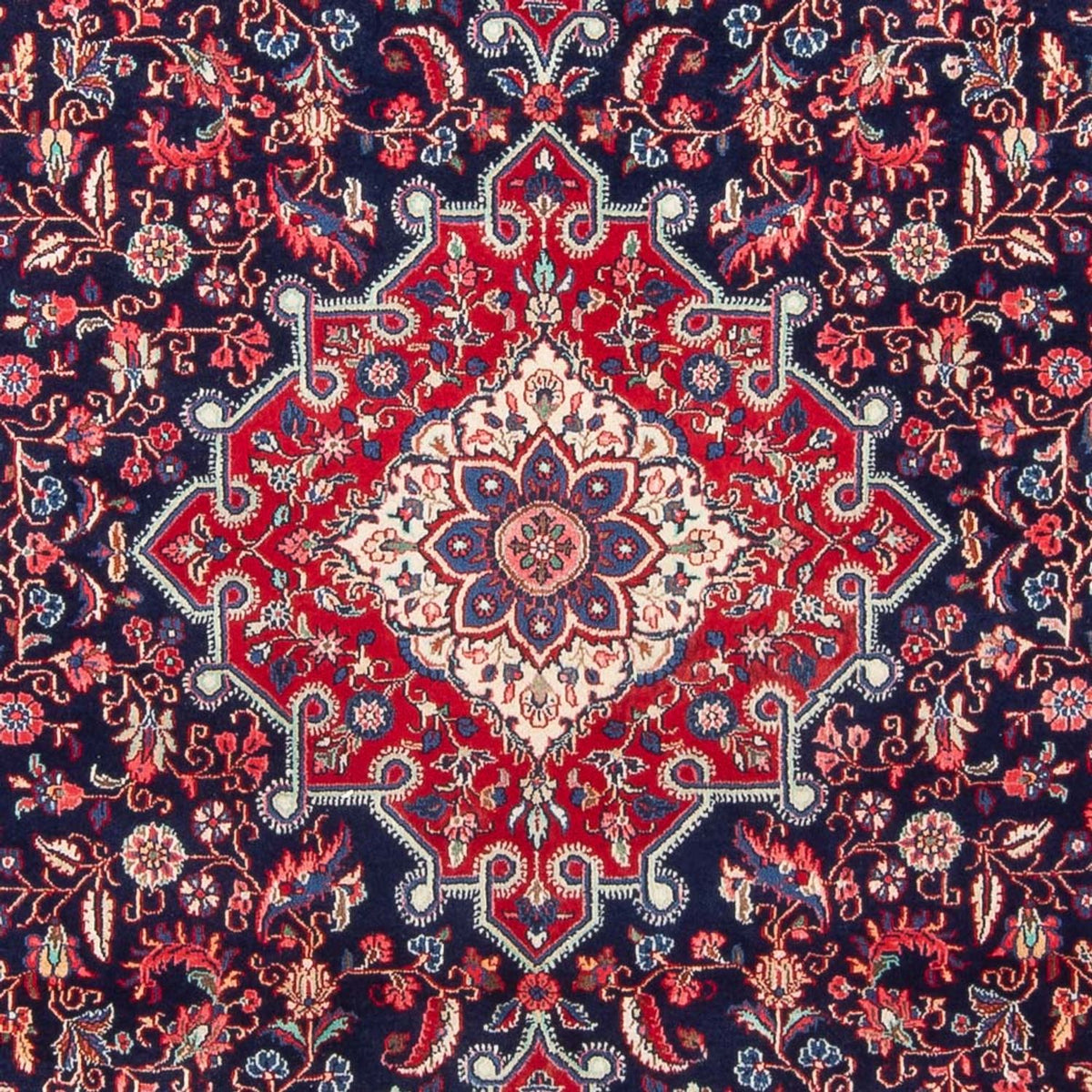 Tapis persan - Classique - 315 x 217 cm - rouge foncé