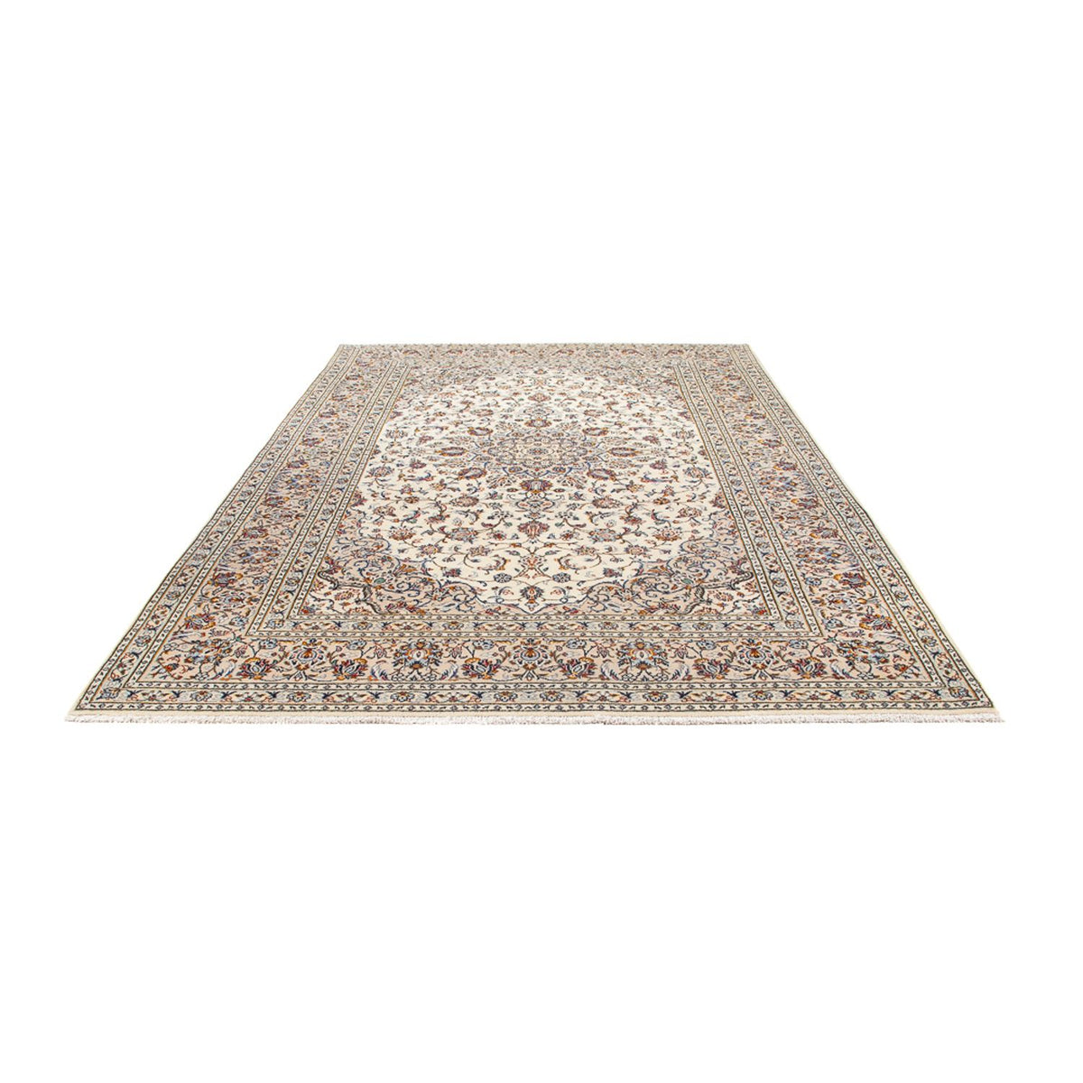 Tapis persan - Keshan - 307 x 200 cm - crème