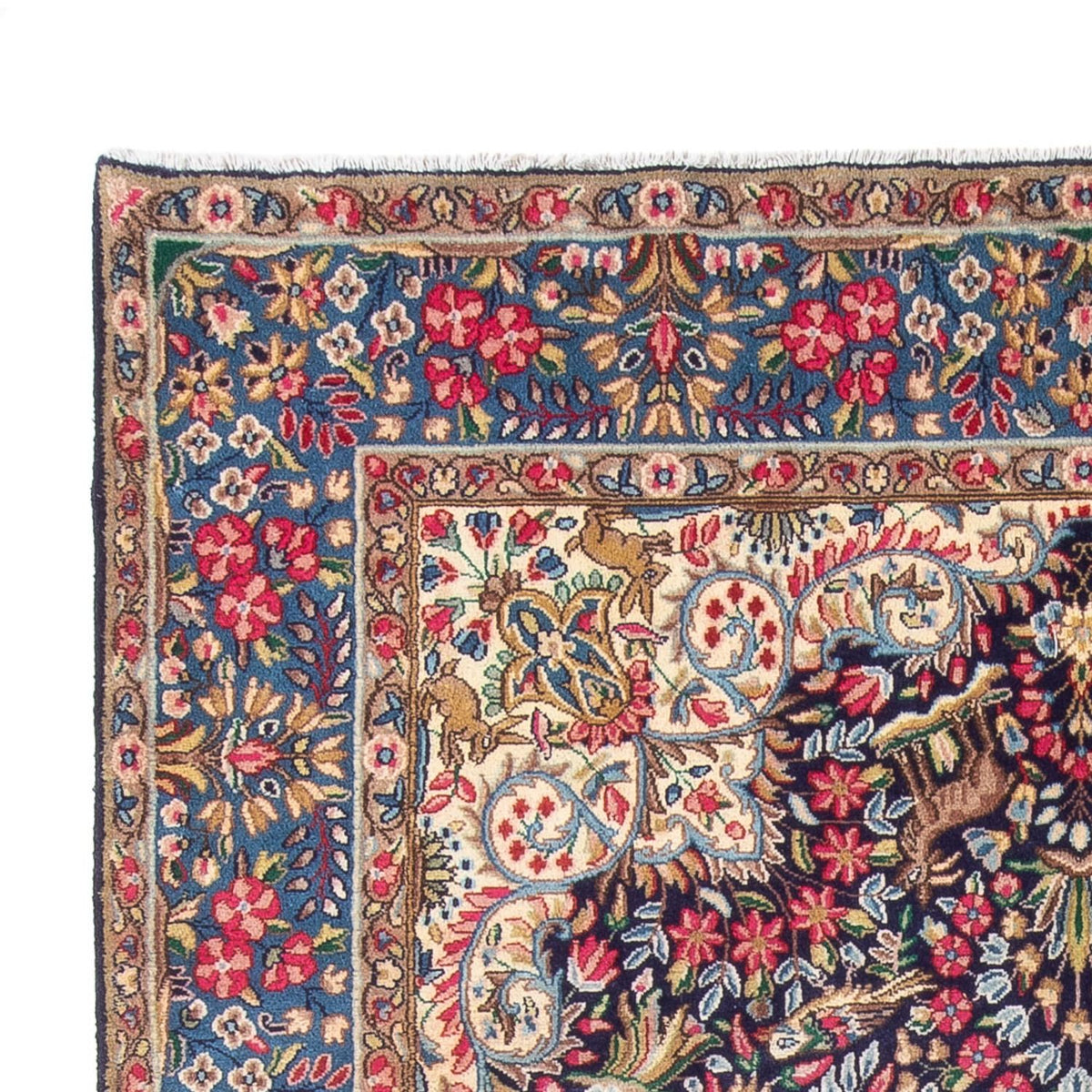 Tapis persan - Classique - 306 x 192 cm - rouge foncé