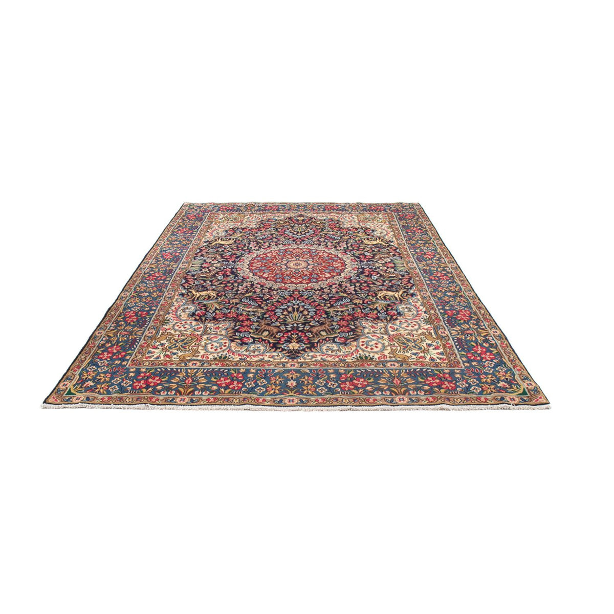 Tapis persan - Classique - 306 x 192 cm - rouge foncé