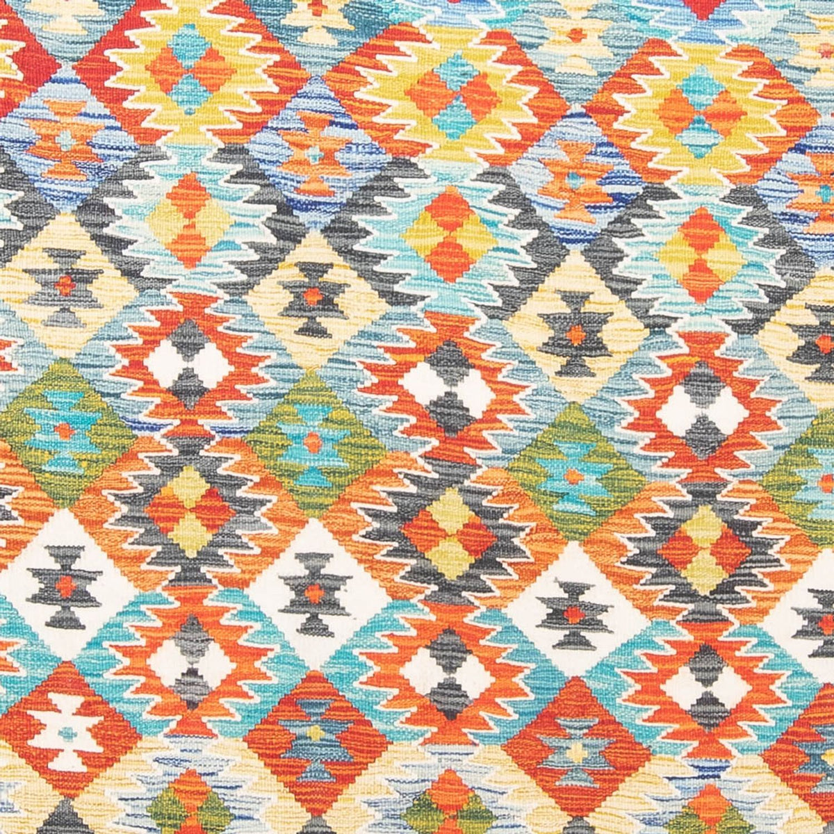 Tapis Kelim - Splash - 290 x 202 cm - multicolore
