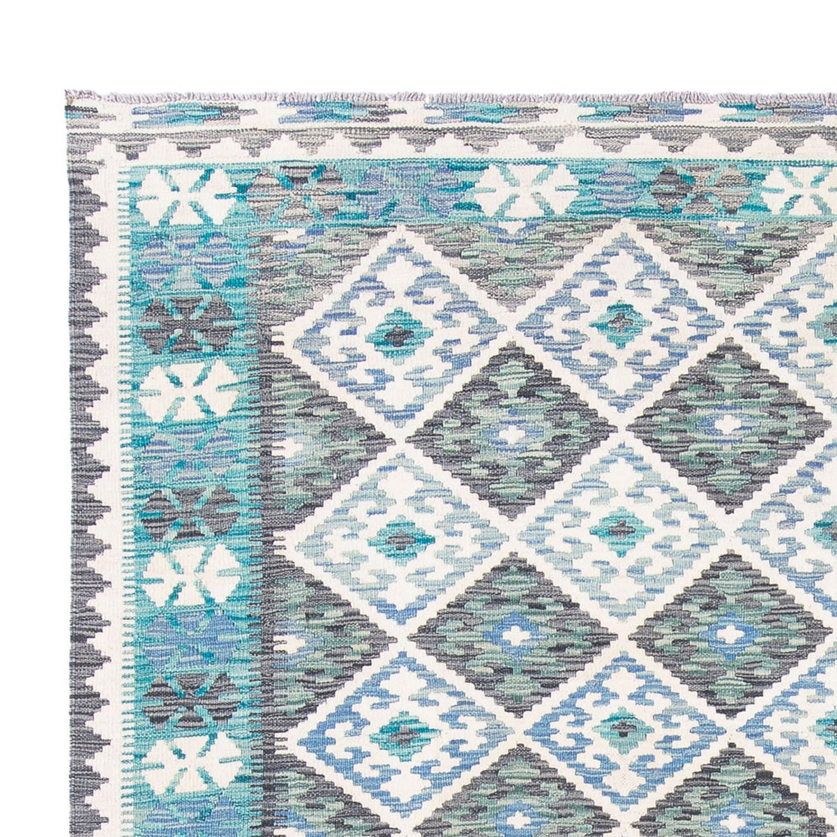 Tapis Kelim - Tendance - 292 x 220 cm - multicolore