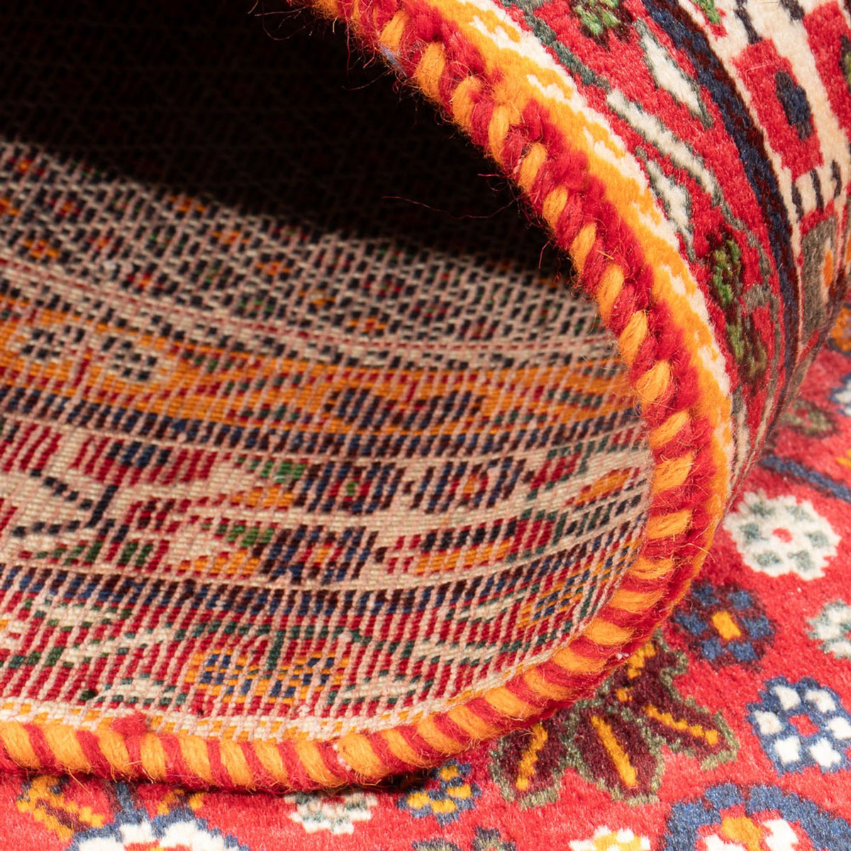 Tapis persan - Nomadic - 252 x 155 cm - rouge
