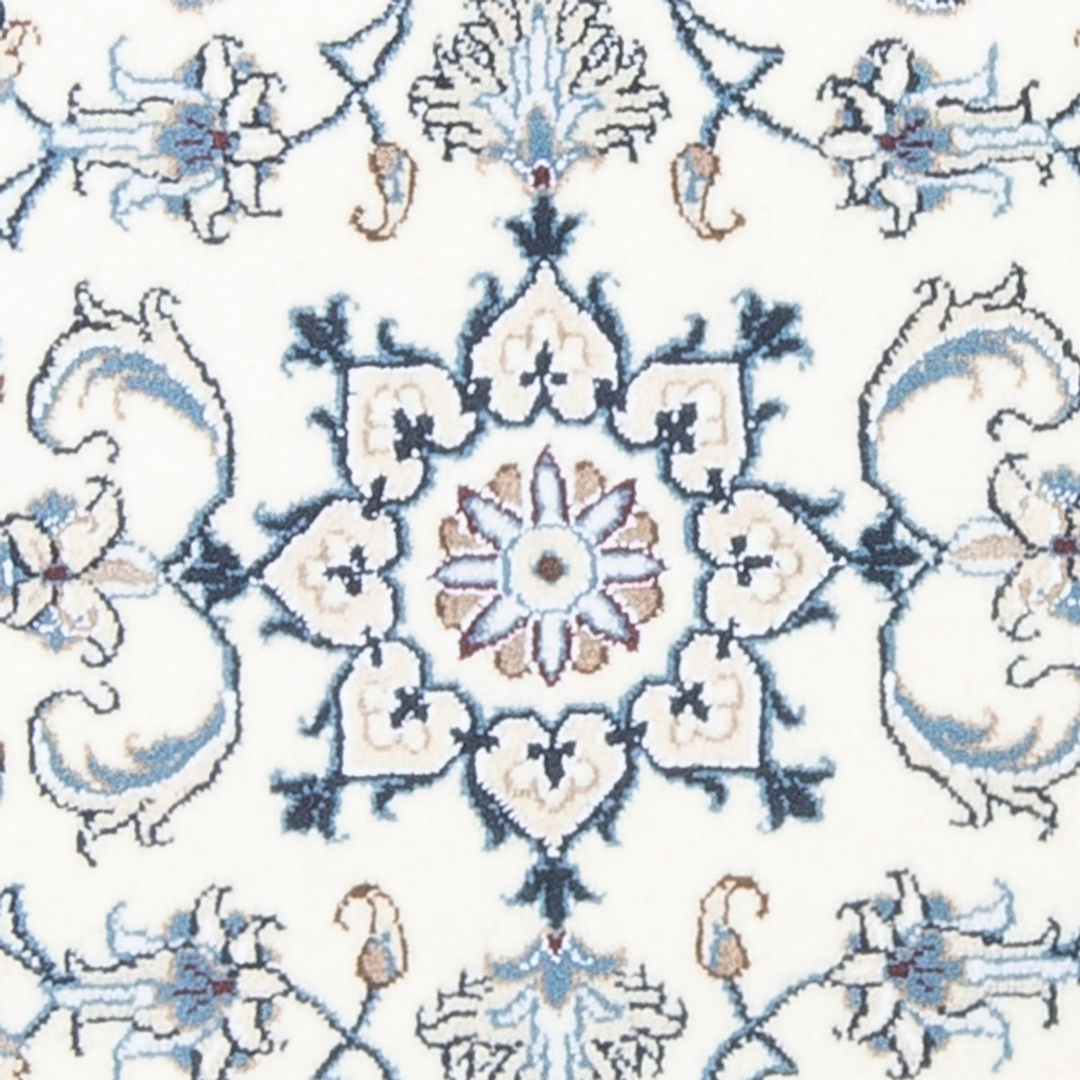Tapis persan - Nain - 127 x 67 cm - crème