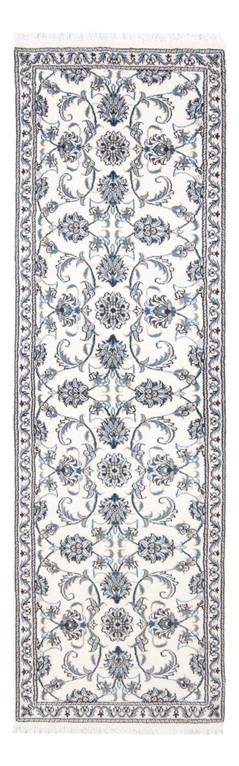 Tapis de couloir Tapis persan - Nain - 264 x 74 cm - crème