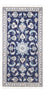 Tapis persan - Nain - 137 x 71 cm - bleu foncé